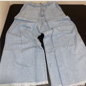 Light Blue PRPS Wide-Leg Jeans